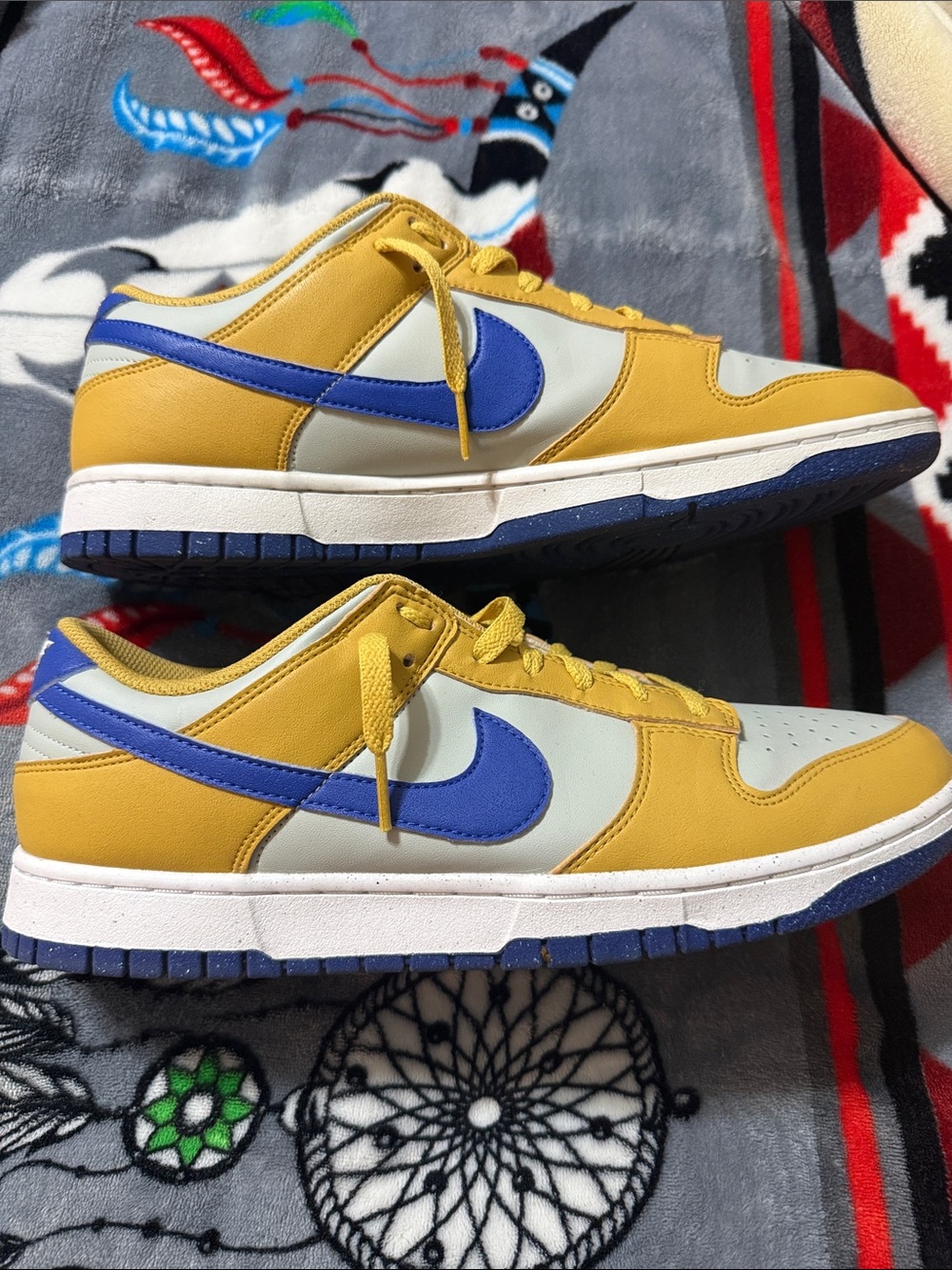 Nike Dunk Low “Next Nature Wheat Gold Royal” - DN1431-700 Woman’s 12/ 10.5 Men’s